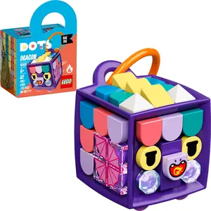 LEGO 41939 DOTS Taschenanhänger Drache Designspielzeug für Kinder, Sch...
