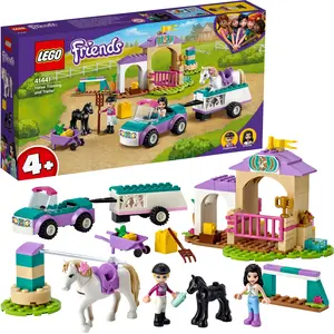 LEGO 41441 Friends Trainingskoppel und Pferdeanhänger, Pferd Spielzeug...