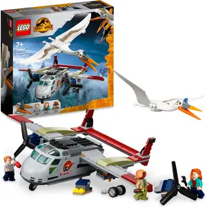 LEGO 76947 Jurassic World Quetzalcoatlus: Flugzeug-Überfall, Dinosauri...