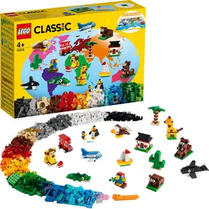 LEGO 11015 Classic Einmal um die Welt Steine mit Bausteinen und baubar...