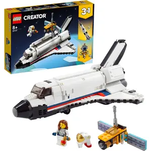 LEGO 31117 3-in-1 Spaceshuttle-Abenteuer Weltraum Spielzeug für Kinder...