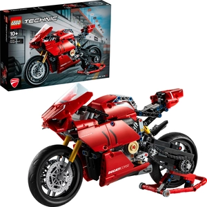 LEGO 42107 Technic Ducati Panigale V4 R Motorrad-Modell, Supermotorrad...