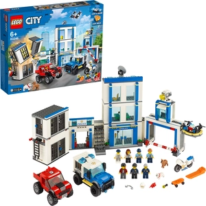LEGO 60246 City Polizeistation, Polizei-Spielzeug, Set mit LKW, Motorr...