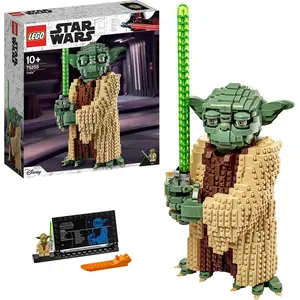LEGO 75255 Star Wars Yoda Bauset, Sammlermodell mit Displayständer und...