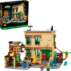 LEGO 21324 Ideas 123 Sesame Street Bauset für Erwachsene mit Figuren v...