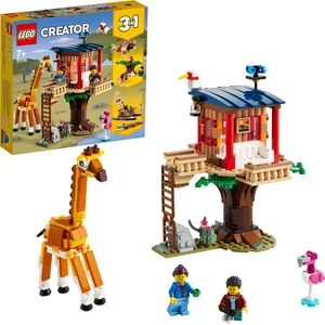 LEGO 31116 Creator 3-in-1 Safari-Baumhaus - Katamaran - Flugzeug Spiel...