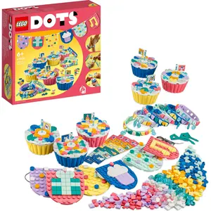 LEGO 41806 DOTS Ultimatives Partyset, Partyspiele für Kinder und DIY P...