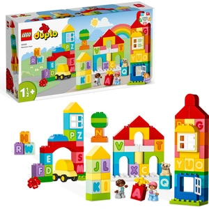 LEGO 10935 DUPLO Classic ABC-Stadt, Lernspielzeug mit großen Bausteine...