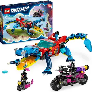 LEGO 71458 DREAMZzz Krokodilauto, 2in1 Set als Monster Truck oder Krok...