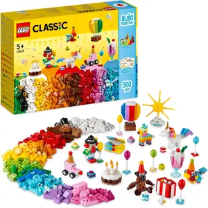 LEGO 11029 Classic Party Kreativ-Bauset Bausteine-Box, Familienspiele ...