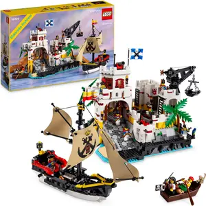 LEGO Icons Eldorado-Festung, Classic-Set für Erwachsene, Piraten-Model...