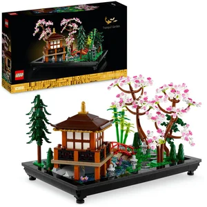 Friedlicher Garten-Bauspielzeug Lego Icons 48x28,2x9,1 cm
