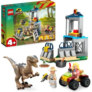 LEGO 76957 Jurassic Park Flucht des Velociraptors, Dinosaurierspielzeu...