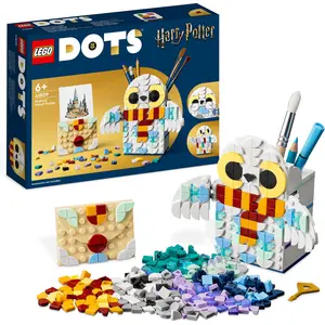 LEGO 41809 DOTS Hedwig Stiftehalter, Harry Potter Eule Schreibtisch-Ac...