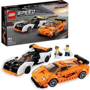 LEGO 76918 Speed Champions McLaren Solus GT & McLaren F1 LM, 2 ikonisc...
