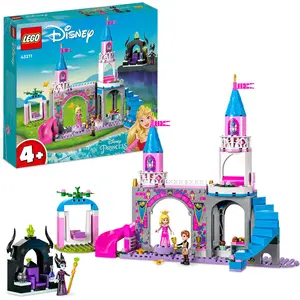 LEGO 43211 Disney Princess Auroras Schloss Spielzeug zum Bauen mit Dor...