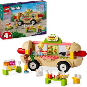 LEGO Friends Hotdog-Truck, Mobiles Restaurant-Spielzeug für Kinder ab ...