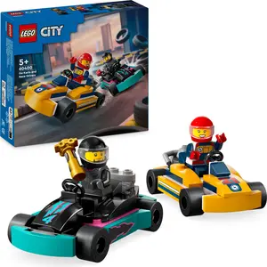 Baukastenset Karts und Rennfahrer Stadt Lego 14,1x4,5x15,7 cm