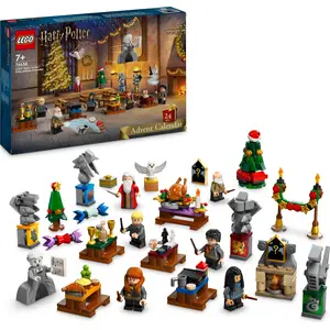 LEGO Harry Potter Adventskalender 2024, Hogwarts Fantasy-Spielzeuge fü...