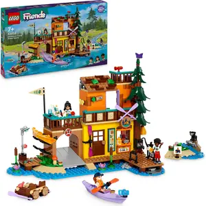 LEGO Friends Abenteuercamp mit Kayak, Bauspielzeug für Rollenspiele, G...