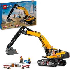 LEGO City Raupenbagger, Spielzeugbagger für Kinder ab 8 Jahren, Bauspi...
