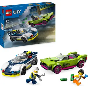 Lego Police & Powerful Sports Car Bauspiel 213 Stücke