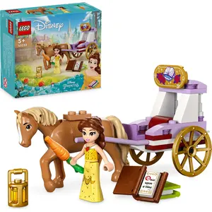 LEGO Disney Princess Belles Pferdekutsche, Prinzessinnen-Set mit Pferd...