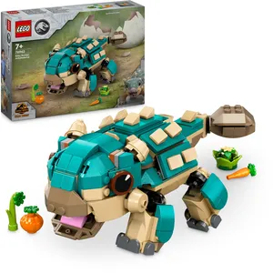 LEGO Jurassic World Baby Bumpy: Ankylosaurus, baubarer Spielzeug-Dinos...