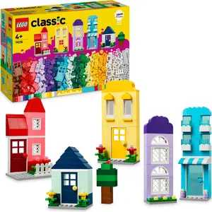 LEGO Classic Kreative Häuser, Bausteine-Set für Kinder, Konstruktionss...