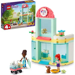 LEGO 41695 Friends Tierklinik, Tierarzt-Spielzeug für Kinder ab 4 Jahr...