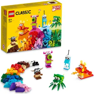 LEGO 11017 Classic Kreative Monster Kreativ-Set mit LEGO Steinen, Box ...