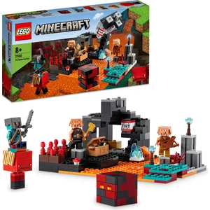 LEGO 21185 Minecraft Die Netherbastion Set, Action-Spielzeug mit Waffe...