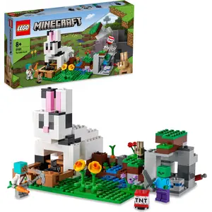 LEGO 21181 Minecraft Die Kaninchenranch mit Zähmer, Zombie und Tieren