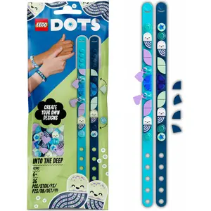 LEGO 41942 DOTS Ozean Armband mit Anhängern, DIY Bastelset, Kinderschm...