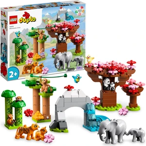 LEGO 10974 DUPLO Wilde Tiere Asiens, Spielzeug-Set aus Bausteinen mit ...
