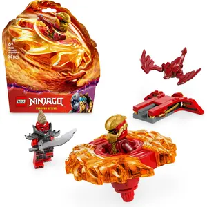 LEGO NINJAGO Kais Drachen-Spinjitzu-Spinner - Action Ninja Spielzeug m...
