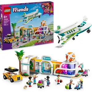 LEGO Friends Heartlake City Flughafen mit Flugzeug, Bauset mit Spielze...