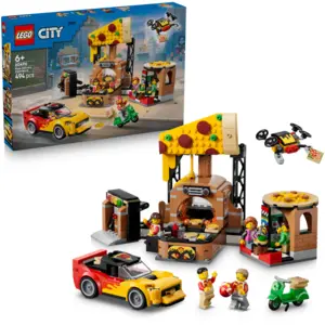 Lego Pizza-liefererlebnis Mit Fahrzeugbau-spiel 494 Stücke