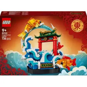 LEGO Chinese Festivals Karpfen Springt übers Drachentor, Bausatz, 9 Ja...