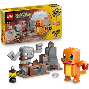 LEGO Pokémon SMART Play: Glumandas und Kleinsteins Höhlenduell - kompa...