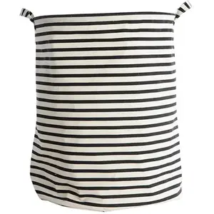 House Doctor Stripes Laundry Bag H50 Cm Aufbewahrungskorb günstig