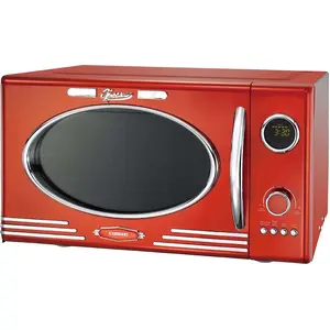 Melissa 16330129 - Mikrowelle mit Grill - 23L - 800W - Metallic rot