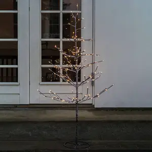 LED-Baum Alex im verschneiten Look, Höhe 90 cm günstig