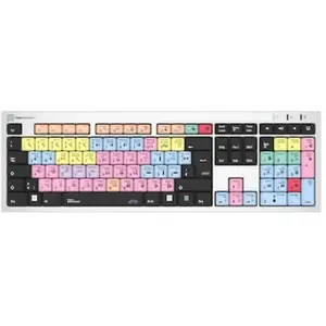 LogicKeyboard PC Silver Slimline Tastatur designed für Avid Pro Tools ...