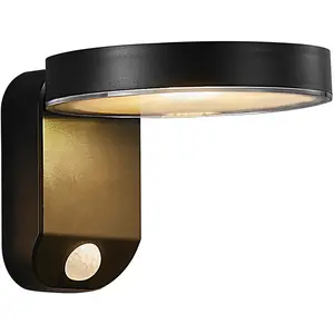 LED-Solar-Wandleuchte Rica Round, rund