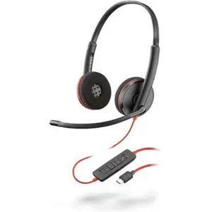 HP Poly Blackwire C3220 USB C Headset (Kabelgebunden, USB-C, Microsoft...