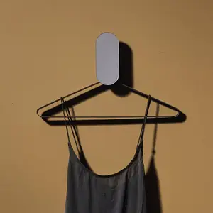 AYTM Wandhaken Ovali, Spiegel, schwarz, Glas, Holz, Stahl günstig