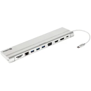 Sandberg USB-C All-in-1 Docking Station, USB 3.2 Gen 1 (3.1 Gen 1) Typ...