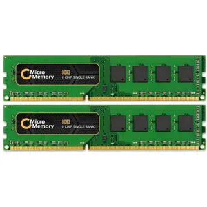 CoreParts MMKN056-16GB Speichermodul DDR3 1600 MHz (PC, 1 x 16GB), RAM Modellspezifisch, Grün