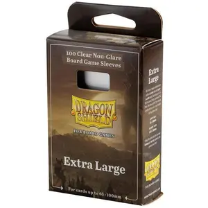Arcane Tinman Dragon Shield: Board Game Sleeves Clear/NonGlare   Extra large (100)